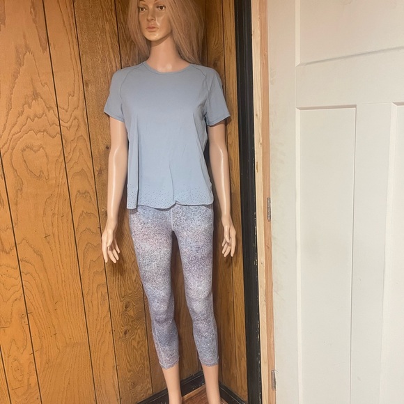 Lululemon" Quick Pace Short Sleeve Blue Cast - Picture 5 of 12